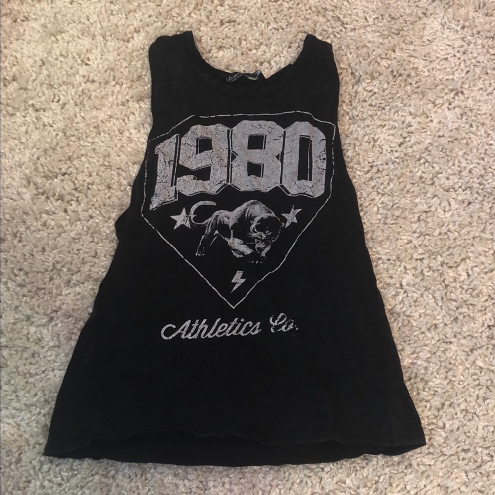 Blue notes muscle athletic shirt